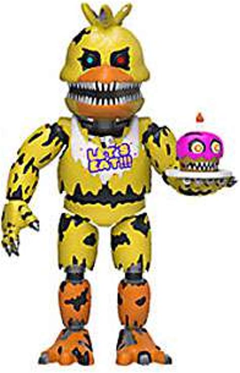 FNAF Funko Five Nights At Freddy&39;s GLAMROCK CHICA Action Figure Security Breach. . Nightmare chica action figure